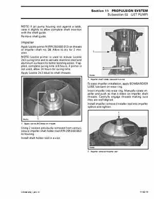 Bombardier SeaDoo 2001 factory shop manual, Page 423