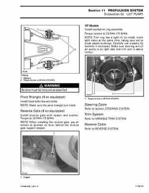 Bombardier SeaDoo 2001 factory shop manual, Page 427