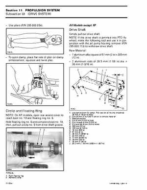 Bombardier SeaDoo 2001 factory shop manual, Page 431