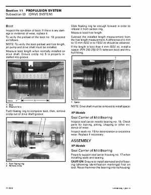 Bombardier SeaDoo 2001 factory shop manual, Page 435