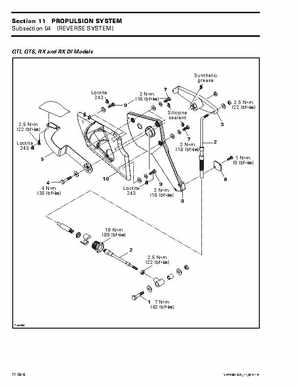 Bombardier SeaDoo 2001 factory shop manual, Page 446