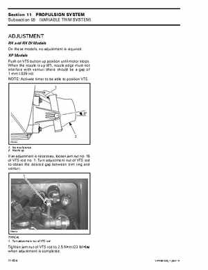 Bombardier SeaDoo 2001 factory shop manual, Page 454