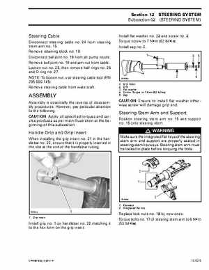Bombardier SeaDoo 2001 factory shop manual, Page 460