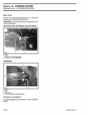 Bombardier SeaDoo 2001 factory shop manual, Page 461