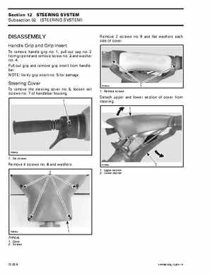 Bombardier SeaDoo 2001 factory shop manual, Page 463