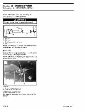 Bombardier SeaDoo 2001 factory shop manual, Page 467