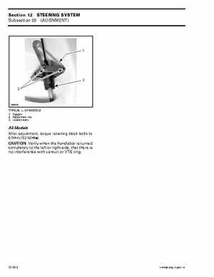 Bombardier SeaDoo 2001 factory shop manual, Page 469