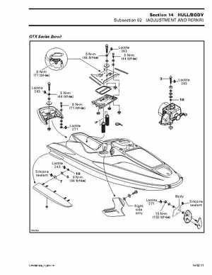 Bombardier SeaDoo 2001 factory shop manual, Page 485