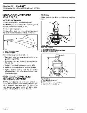 Bombardier SeaDoo 2001 factory shop manual, Page 498