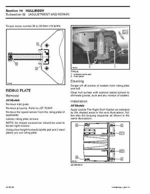 Bombardier SeaDoo 2001 factory shop manual, Page 500