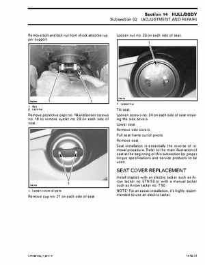 Bombardier SeaDoo 2001 factory shop manual, Page 505