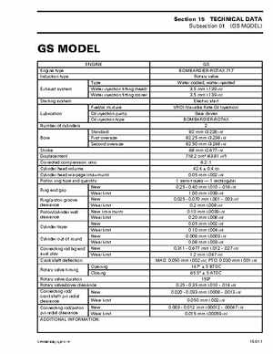 Bombardier SeaDoo 2001 factory shop manual, Page 512