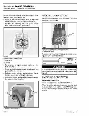 Bombardier SeaDoo 2001 factory shop manual, Page 537