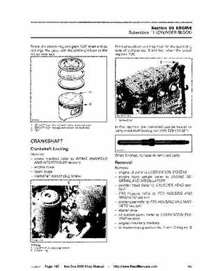 Bombardier SeaDoo 2006 4-Tec series factory shop manual, Page 167