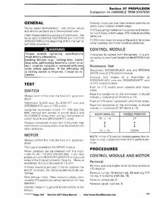 Bombardier SeaDoo 2007 factory shop manual, Page 304
