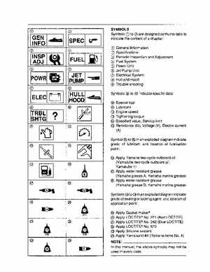 1994-1995 Yamaha FX700 (FX1) Service Manual, Page 3