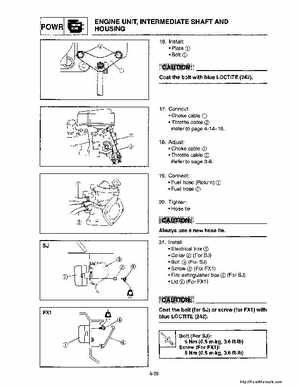 1994-1995 Yamaha FX700 (FX1) Service Manual, Page 96