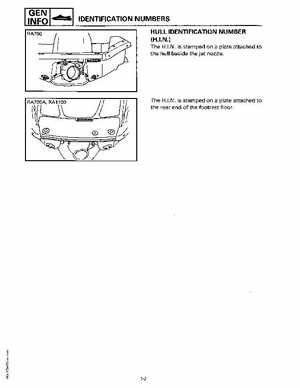1994-1997 Yamaha WaveRider Service Manual LIT-18616-RA-00, Page 10