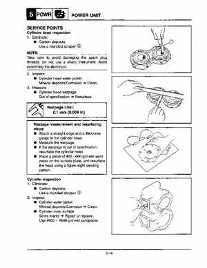 1996-1998 Yamaha Factory Service Manual EXT1100U/V/W Exciter PN LIT-18616-01-53, Page 70