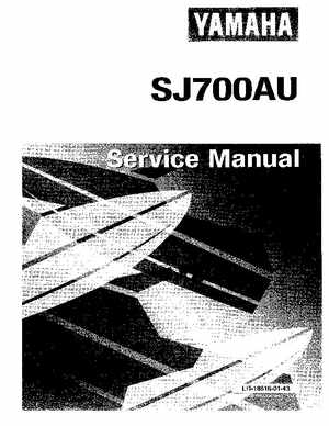 1996-2007 WaveRunner SuperJet 700 SJ700AU Service Manual, Page 1
