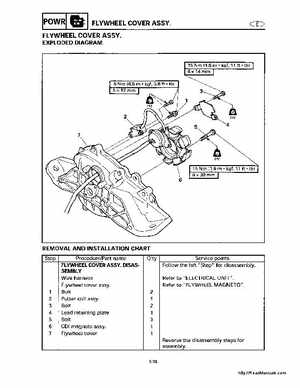 1998-2000 Yamaha WaveRunner GP800 Factory Service Manual, Page 109