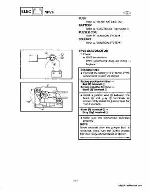 1998-2000 Yamaha WaveRunner GP800 Factory Service Manual, Page 153