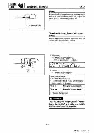 1998-2004 Yamaha WaveRunner XL700 XL760 XL1200 Factory Service Manual, Page 34