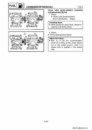 1998-2004 Yamaha WaveRunner XL700 XL760 XL1200 Factory Service Manual, Page 61