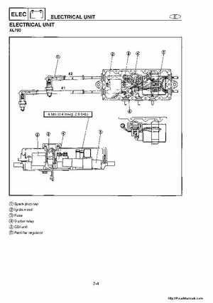 1998-2004 Yamaha WaveRunner XL700 XL760 XL1200 Factory Service Manual, Page 134