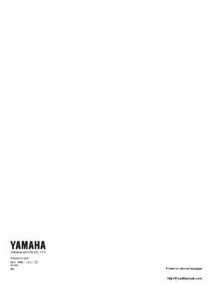 1998-2004 Yamaha WaveRunner XL700 XL760 XL1200 Factory Service Manual, Page 252