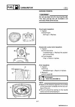 2001-2002 Yamaha XLT800 WaveRunner Service Manual, Page 142