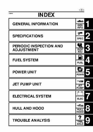 2001-2005 Yamaha WaveRunner GP800R Factory Service Manual, Page 7