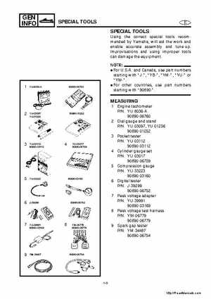 2001-2005 Yamaha WaveRunner GP800R Factory Service Manual, Page 14