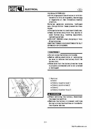 2001-2005 Yamaha WaveRunner GP800R Factory Service Manual, Page 42
