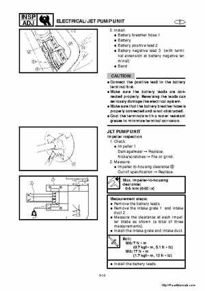 2001-2005 Yamaha WaveRunner GP800R Factory Service Manual, Page 44