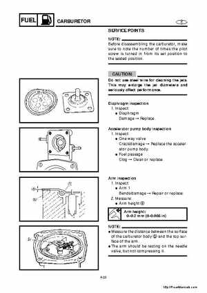 2001-2005 Yamaha WaveRunner GP800R Factory Service Manual, Page 74