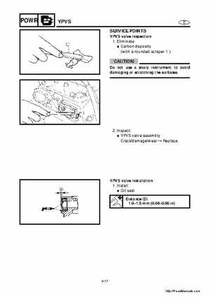 2001-2005 Yamaha WaveRunner GP800R Factory Service Manual, Page 102