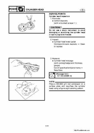 2001-2005 Yamaha WaveRunner GP800R Factory Service Manual, Page 104