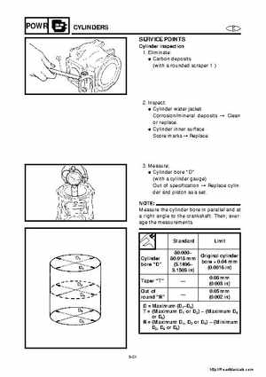 2001-2005 Yamaha WaveRunner GP800R Factory Service Manual, Page 106