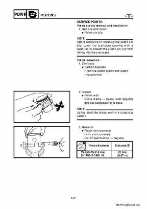 2001-2005 Yamaha WaveRunner GP800R Factory Service Manual, Page 109