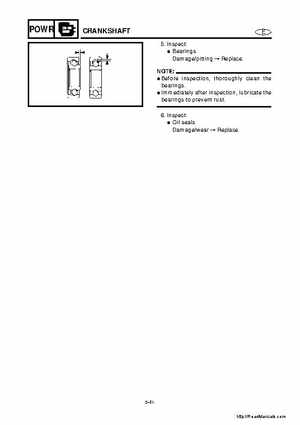 2001-2005 Yamaha WaveRunner GP800R Factory Service Manual, Page 126