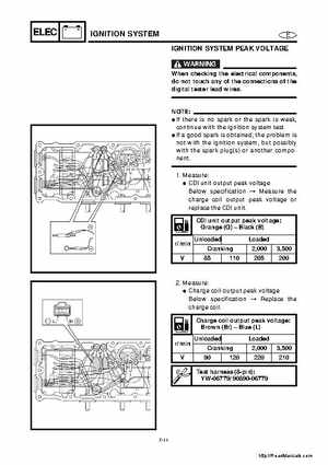 2001-2005 Yamaha WaveRunner GP800R Factory Service Manual, Page 162