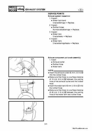 2001-2005 Yamaha WaveRunner GP800R Factory Service Manual, Page 232