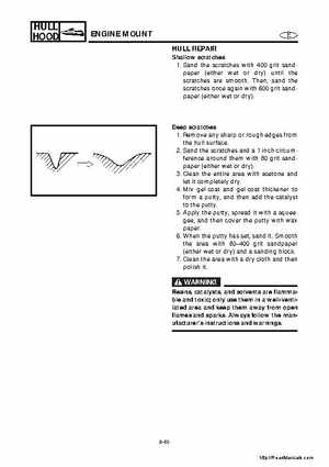 2001-2005 Yamaha WaveRunner GP800R Factory Service Manual, Page 236