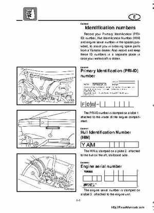 2001-2005 Yamaha WaveRunner GP800R Factory Service Manual, Page 252
