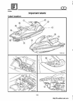2001-2005 Yamaha WaveRunner GP800R Factory Service Manual, Page 254