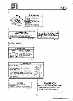 2001-2005 Yamaha WaveRunner GP800R Factory Service Manual, Page 256