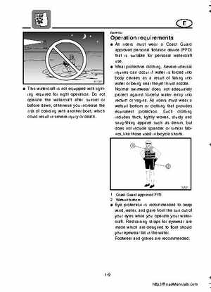 2001-2005 Yamaha WaveRunner GP800R Factory Service Manual, Page 260