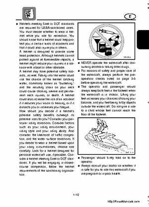 2001-2005 Yamaha WaveRunner GP800R Factory Service Manual, Page 261