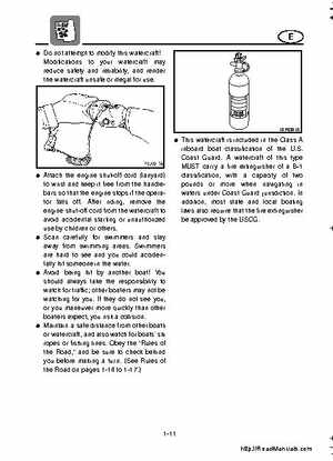2001-2005 Yamaha WaveRunner GP800R Factory Service Manual, Page 262